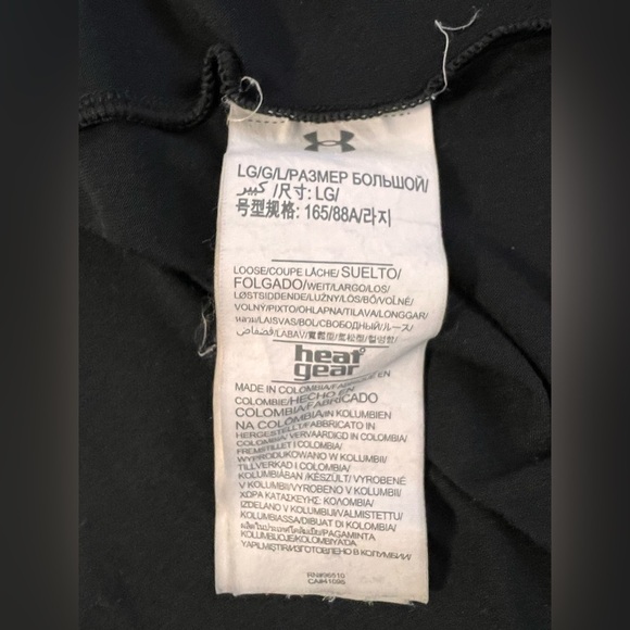 Under Armour heat gear top-tank size Large black - Picture 6 of 8